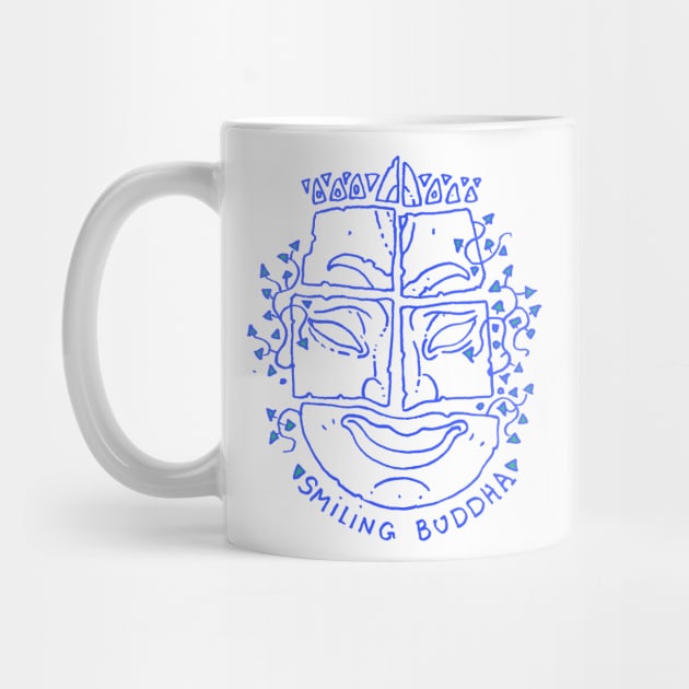 smiling Buddha face by croquis design